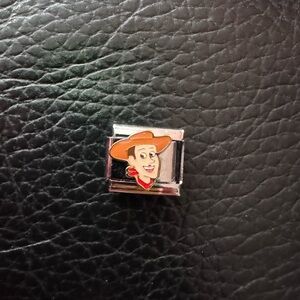Woody Toy Story Stainless Steel Italian Charm Link